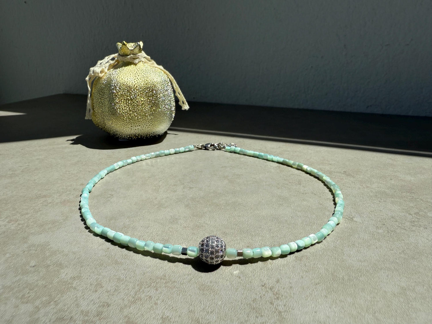 Shell Necklace, Natural Stone, Mothers Day, Elegant Necklace, Bride Necklace, Bridesmaids necklace, White Pearl Necklace, White Shell