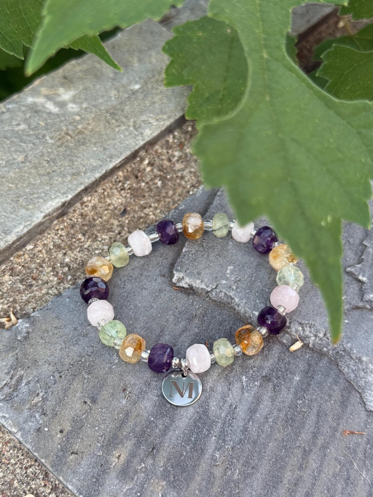 Energy Bracelet, Chrystal Bracelet, Amethyst Bracelet, Rose Quartz Bracelet, Citrine Bracelet, Prehnite Bracelet, Love Bracelet, Healing
