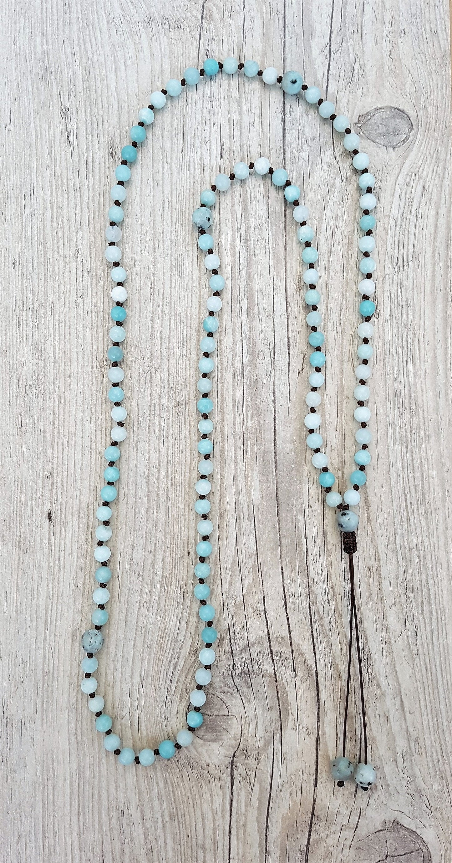 Amazonite Mala, Kiwi Jasper Mala, 108 Mala, 108 Mala Necklace, 108 Mala Bracelet, 108 Men Mala, 108 Mala Beads, 108 Prayer Beads, 108 Women