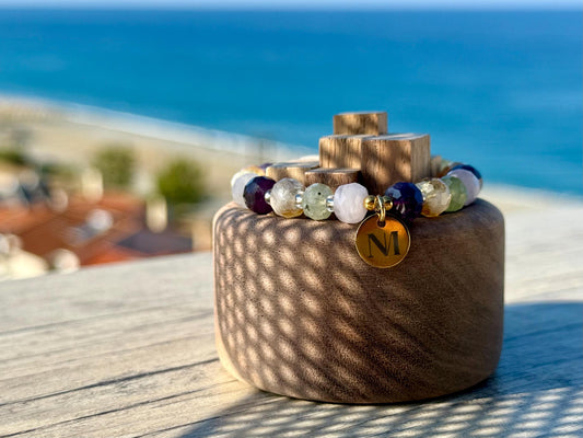 Energy Bracelet, Chrystal Bracelet, Amethyst Bracelet, Rose Quartz Bracelet, Citrine Bracelet, Prehnite Bracelet, Love Bracelet, Healing