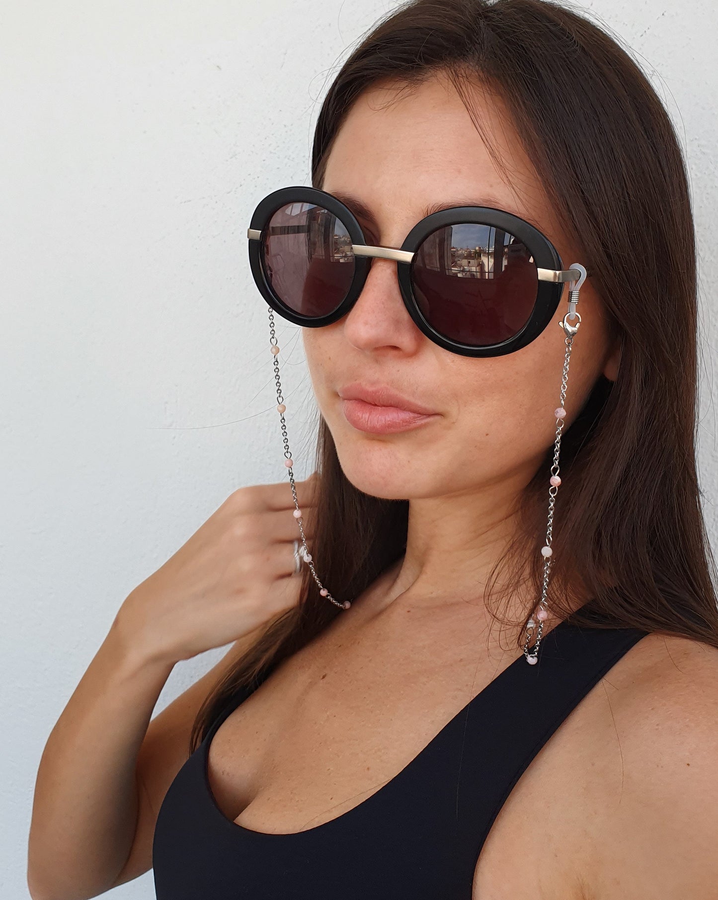 Gemstone Chain, Eyeglass Gold Chain, Glasses Silver Chain, Glasses Chain, Eyeglasses Chain, Glasses Holder, Sunglasses Chain, Gift for Her