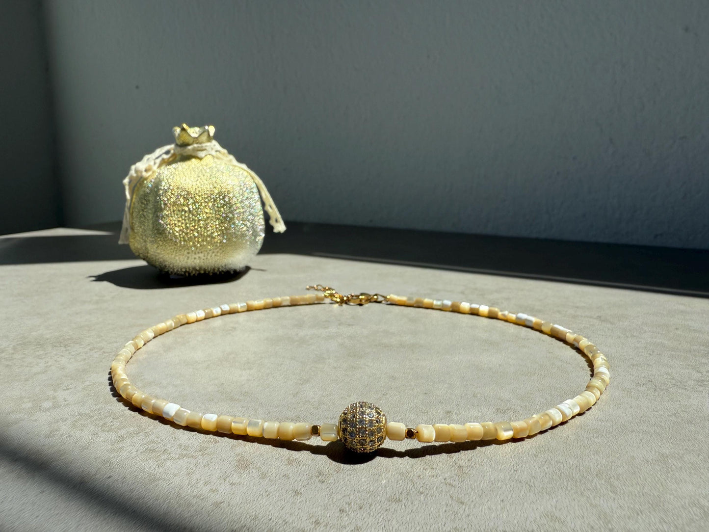 Shell Necklace, Natural Stone, Mothers Day, Elegant Necklace, Bride Necklace, Bridesmaids necklace, White Pearl Necklace, White Shell