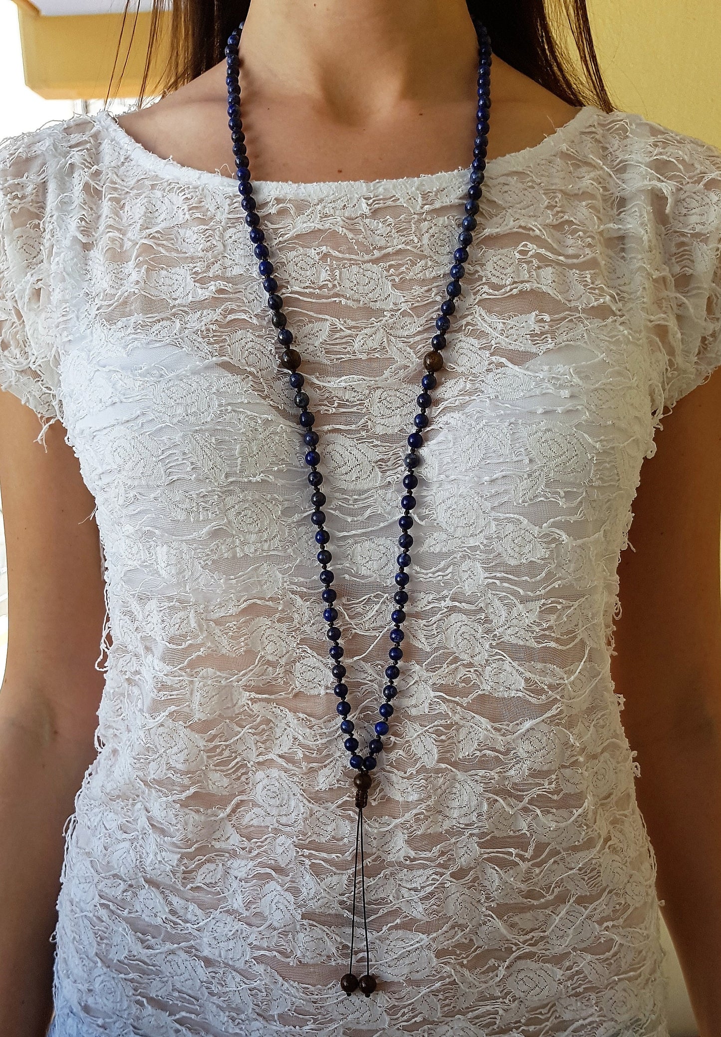 Lapis Lazuli Mala, Bronzite Mala, 108 Mala, 108 Mala Necklace, 108 Mala Bracelet, 108 Men Mala, 108 Mala Beads, 108 Prayer Beads, 108 Women