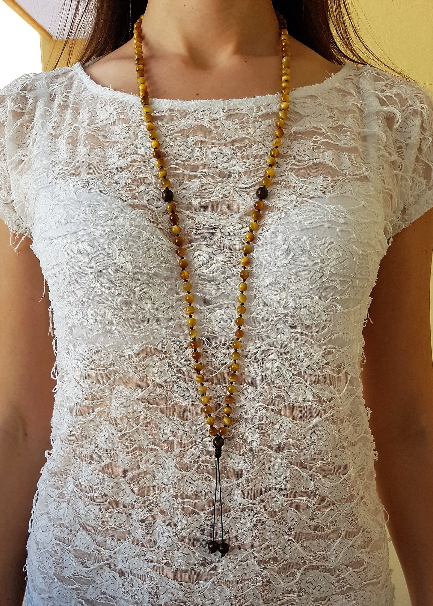 Tigers Eye Mala, Bronzite Mala, 108 Mala, 108 Mala Necklace, 108 Mala Bracelet, 108 Men Mala, 108 Mala Beads, 108 Prayer Beads, 108 Women