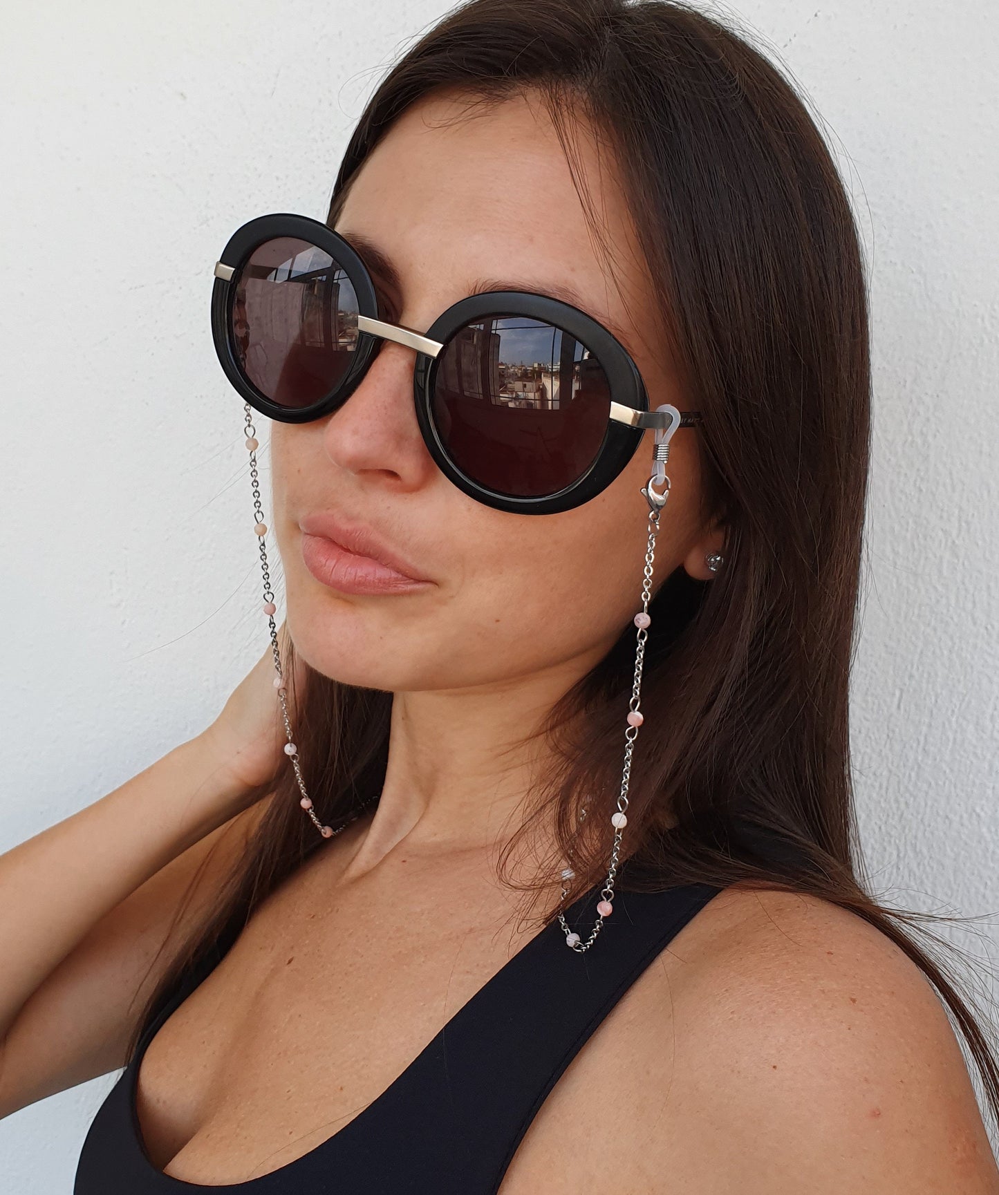 Gemstone Chain, Eyeglass Gold Chain, Glasses Silver Chain, Glasses Chain, Eyeglasses Chain, Glasses Holder, Sunglasses Chain, Gift for Her