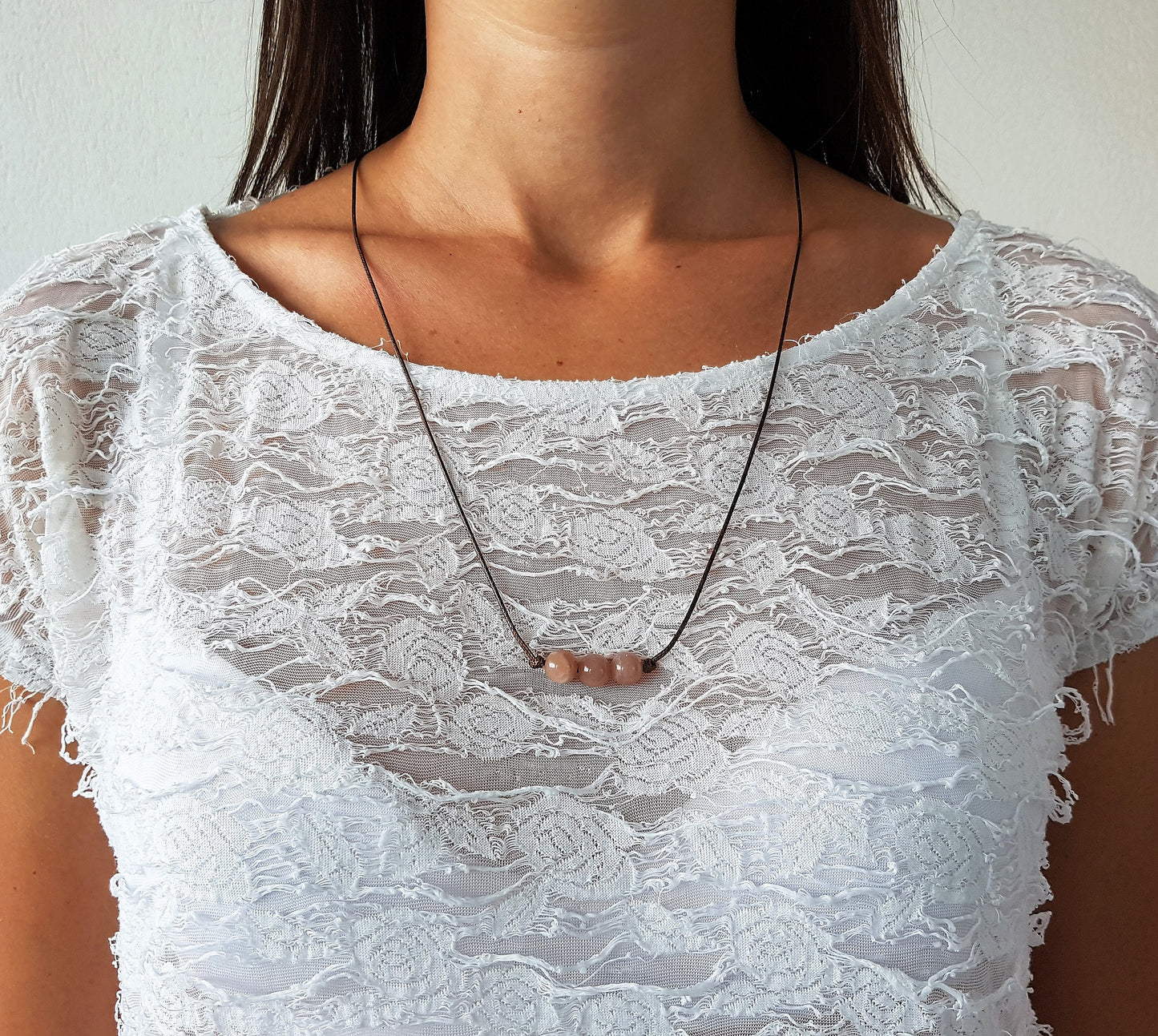 Gemstone Choker, Boho Choker, Choker Necklace,Triple Bead Choker, Carnelian Choker, Rhodonite Choker, Moonstone Choker, Quartz Choker