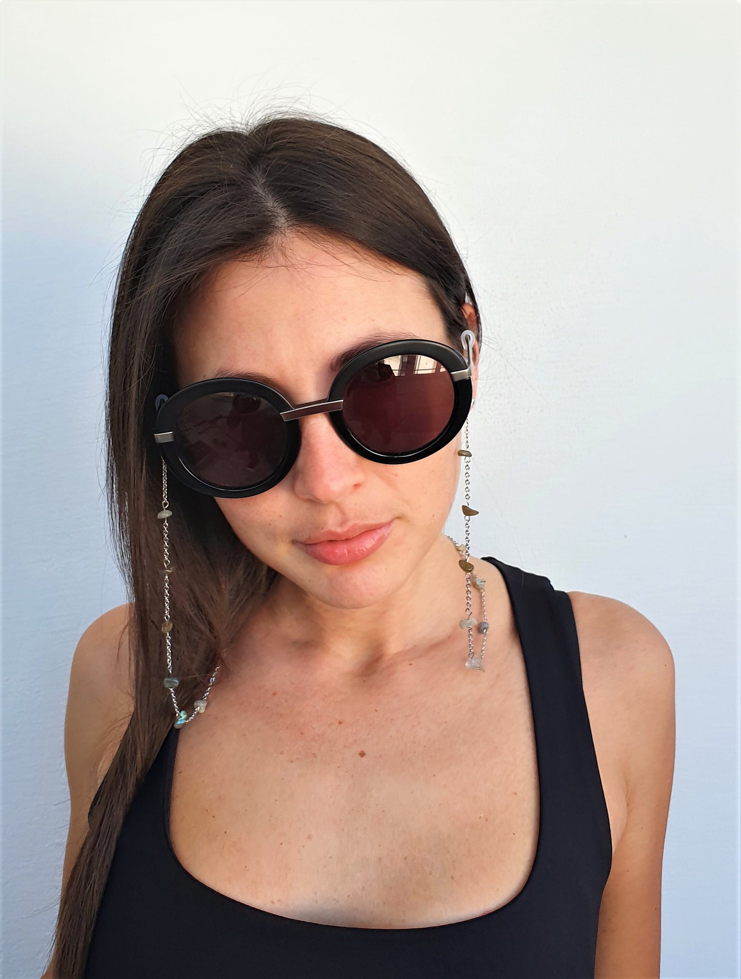 Chips Chain, Gemstone Chain, Eyeglass Gold Chain, Glasses Silver Chain, Glasses Chain, Eyeglasses Chain, Glasses Holder, Sunglasses Chain