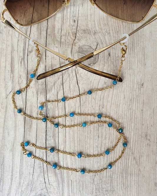 Gemstone Chain, Eyeglass Gold Chain, Glasses Silver Chain, Glasses Chain, Eyeglasses Chain, Glasses Holder, Sunglasses Chain, Gift for Her