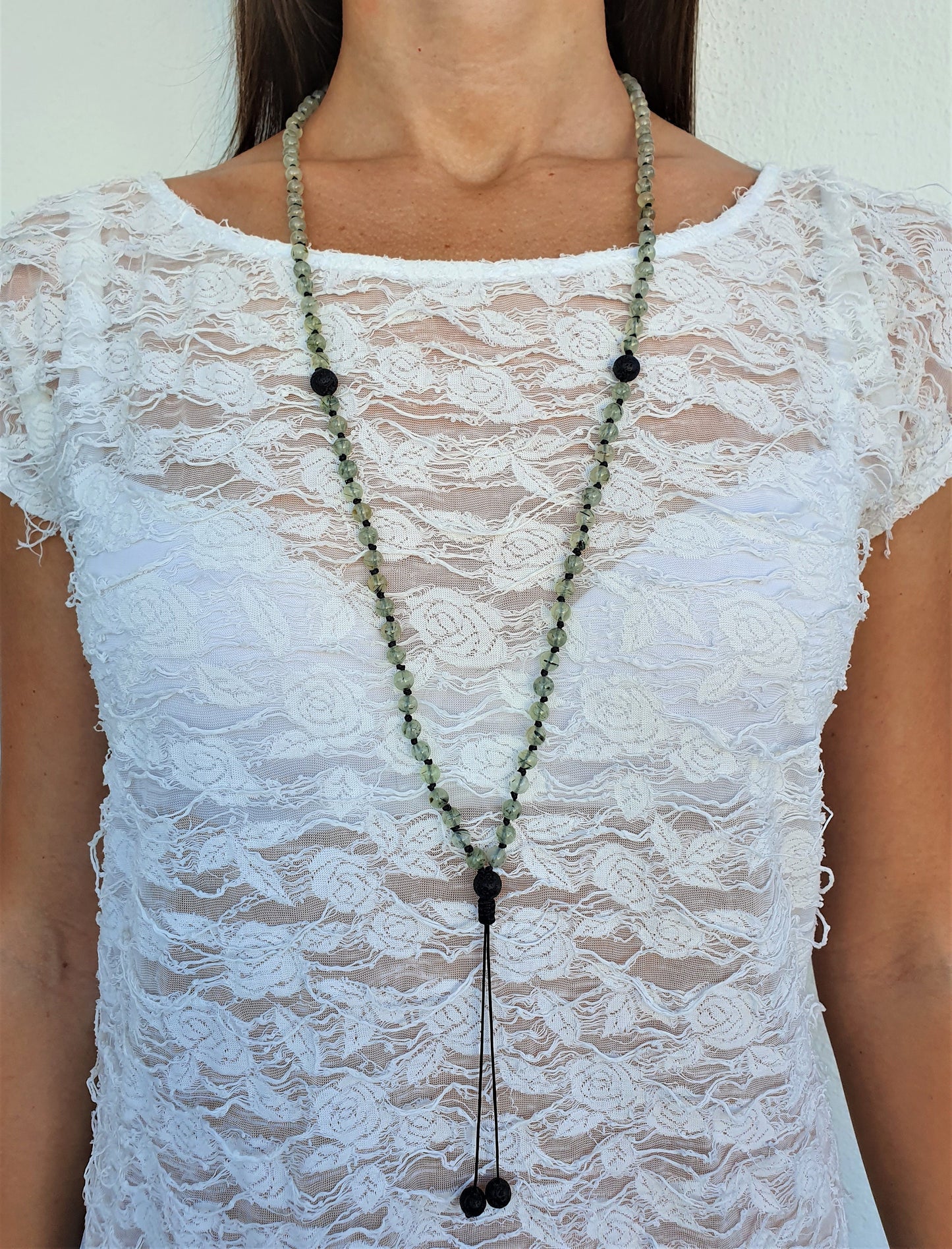 Prehnites Mala, Green Quartz Mala, Volcanic rock Mala, 108 Mala, 108 Mala Necklace, 108 Mala Bracelet, 108 Men Mala, 108 Mala Beads