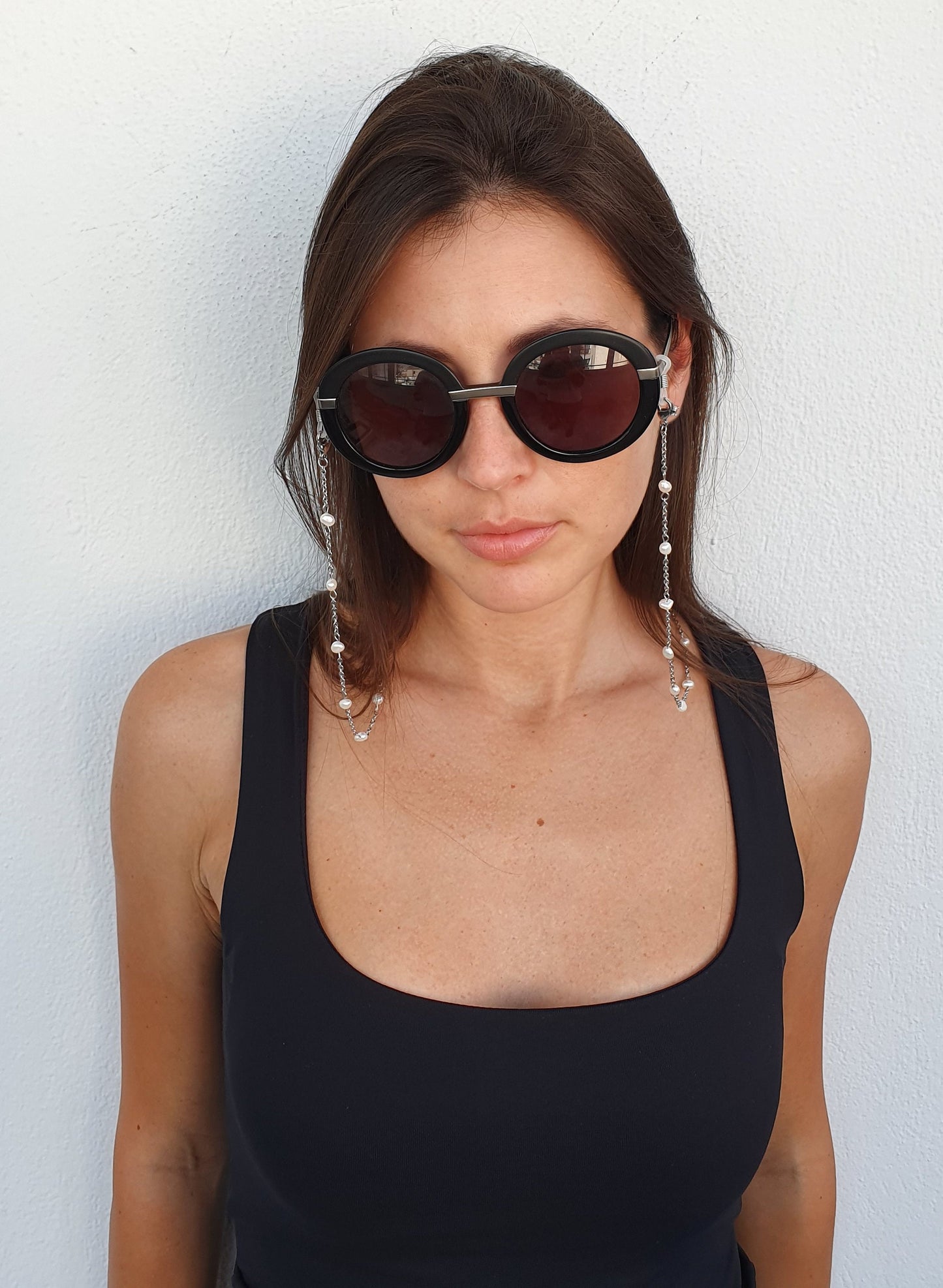 Freshwater Pearl, Pearl Chain, Eyeglass Gold Chain, Glasses Silver Chain, Glasses Chain, Eyeglasses Chain, Glasses Holder, Sunglasses Chain