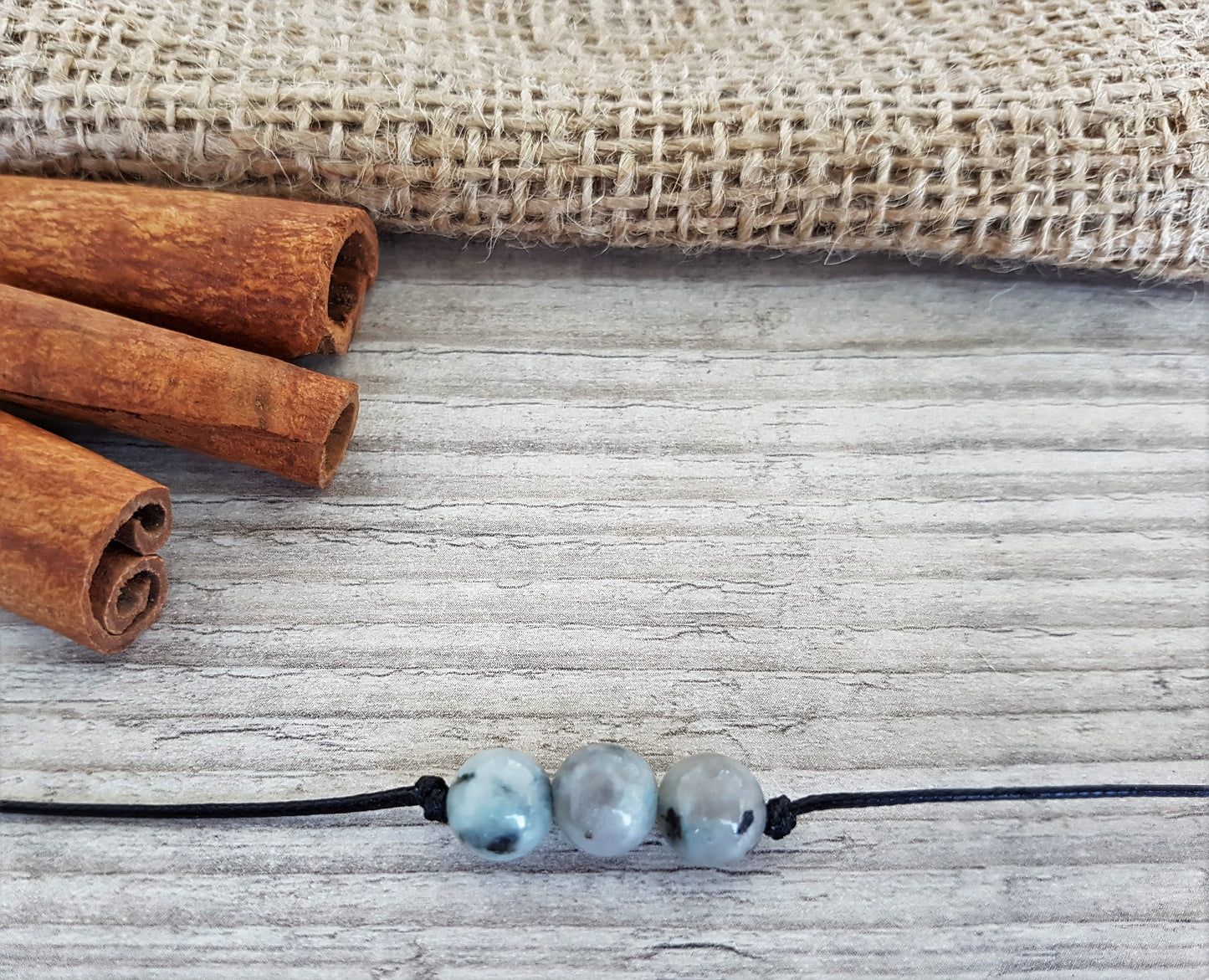 Kiwi Jasper Choker, Jasper Choker, Gemstone Choker, Boho Choker, Bohemian Choker, Healing Stones, Thin White Choker, Cute Choker, Choker