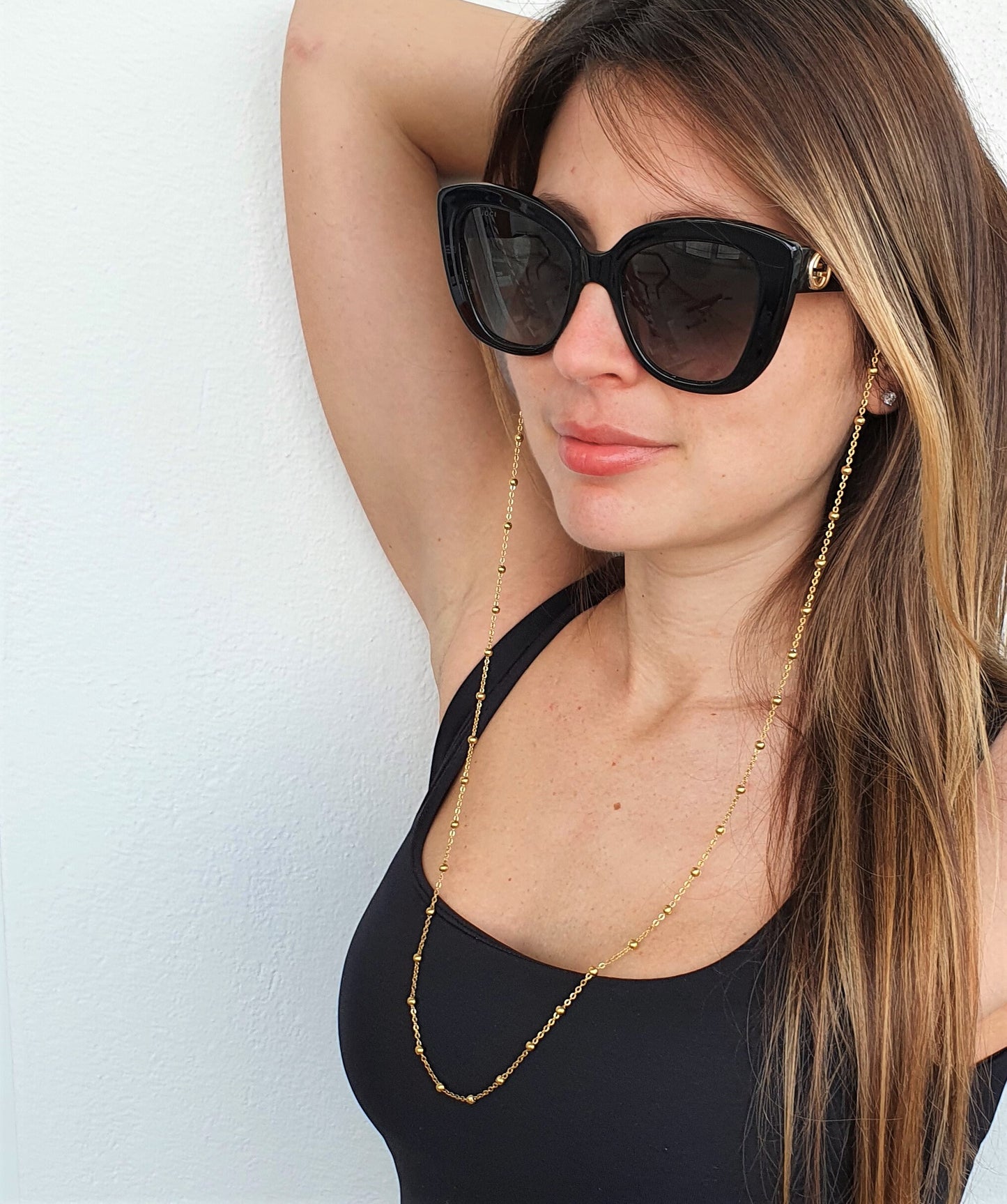 Gold Glasses Chain, Elegant Glass Chain, Sunglasses Chain, Eyeglass Gold Chain, Sunglasses Holder, Glasses Chain, Eyeglasses Chain, Gold