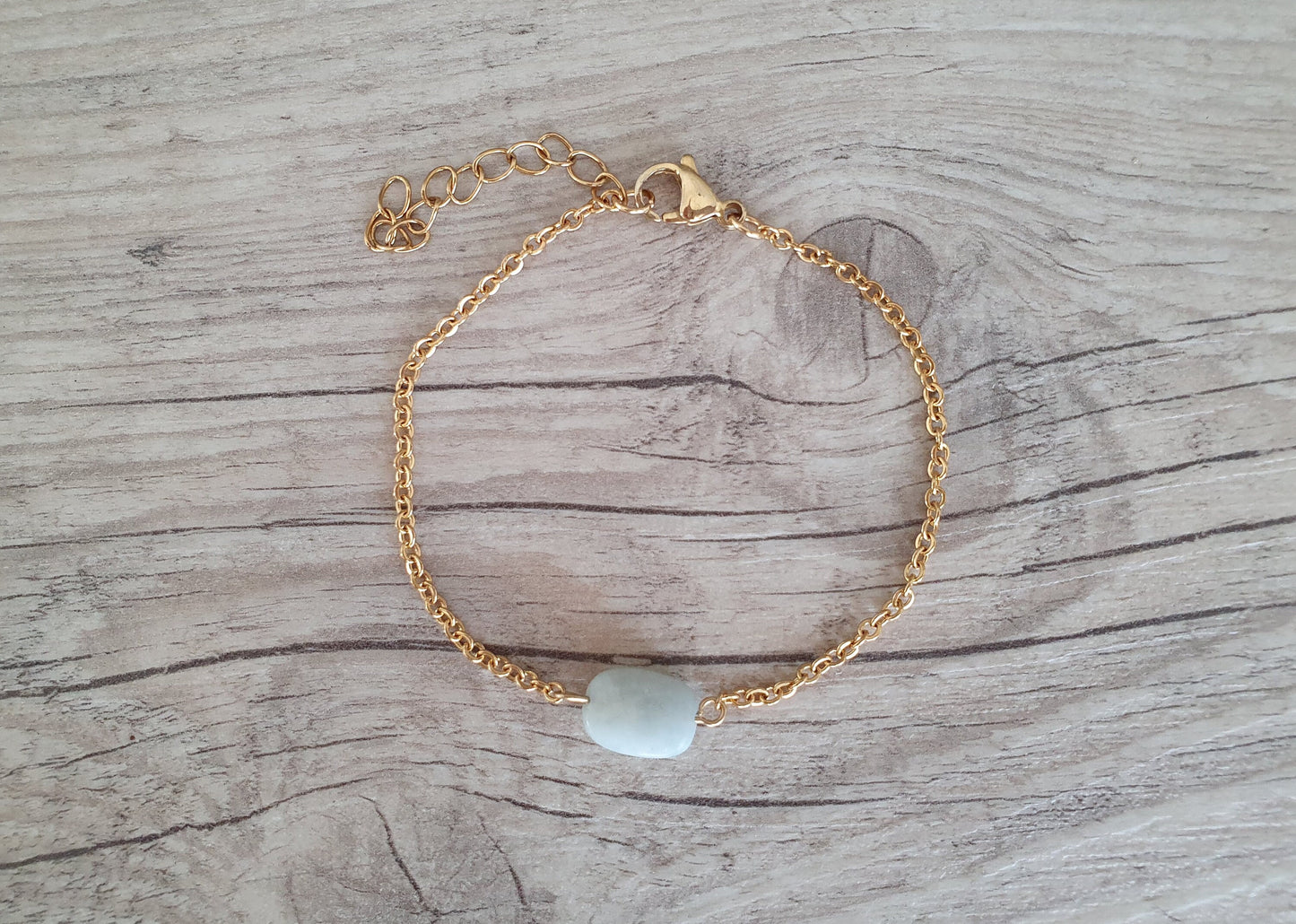 Aquamarine Anklet, Gold Anklet, Silver Anklet, Blue Anklet, Ankle Bracelet, March Birthstone, Crystal Anklet, Gemstone Anklet, Birthday Gift