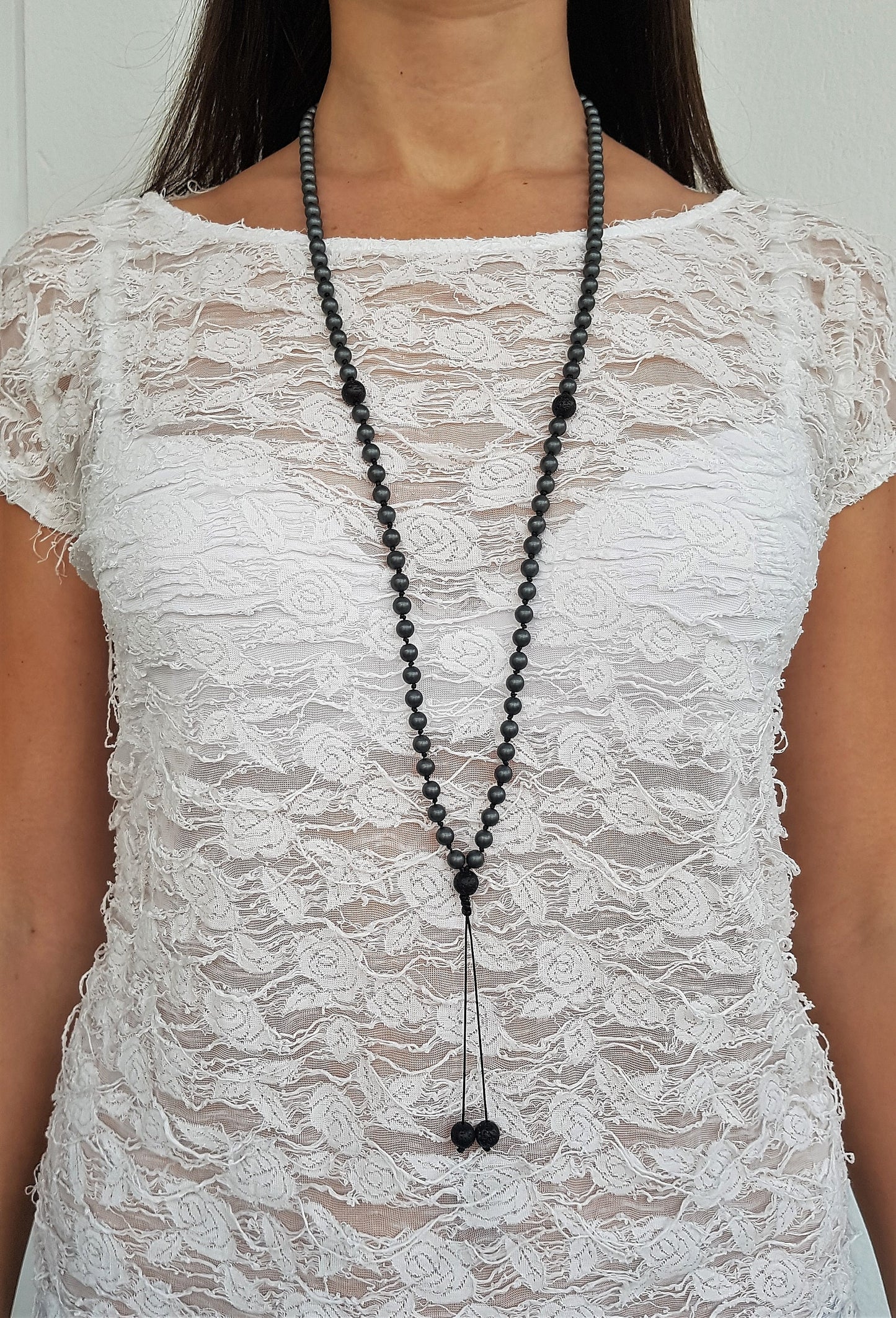 Gray Hematite Matte, Gray Hematite Mala, Volcanic rock Mala, 108 Mala, 108 Mala Necklace, 108 Mala Bracelet, 108 Men Mala, 108 Mala Beads