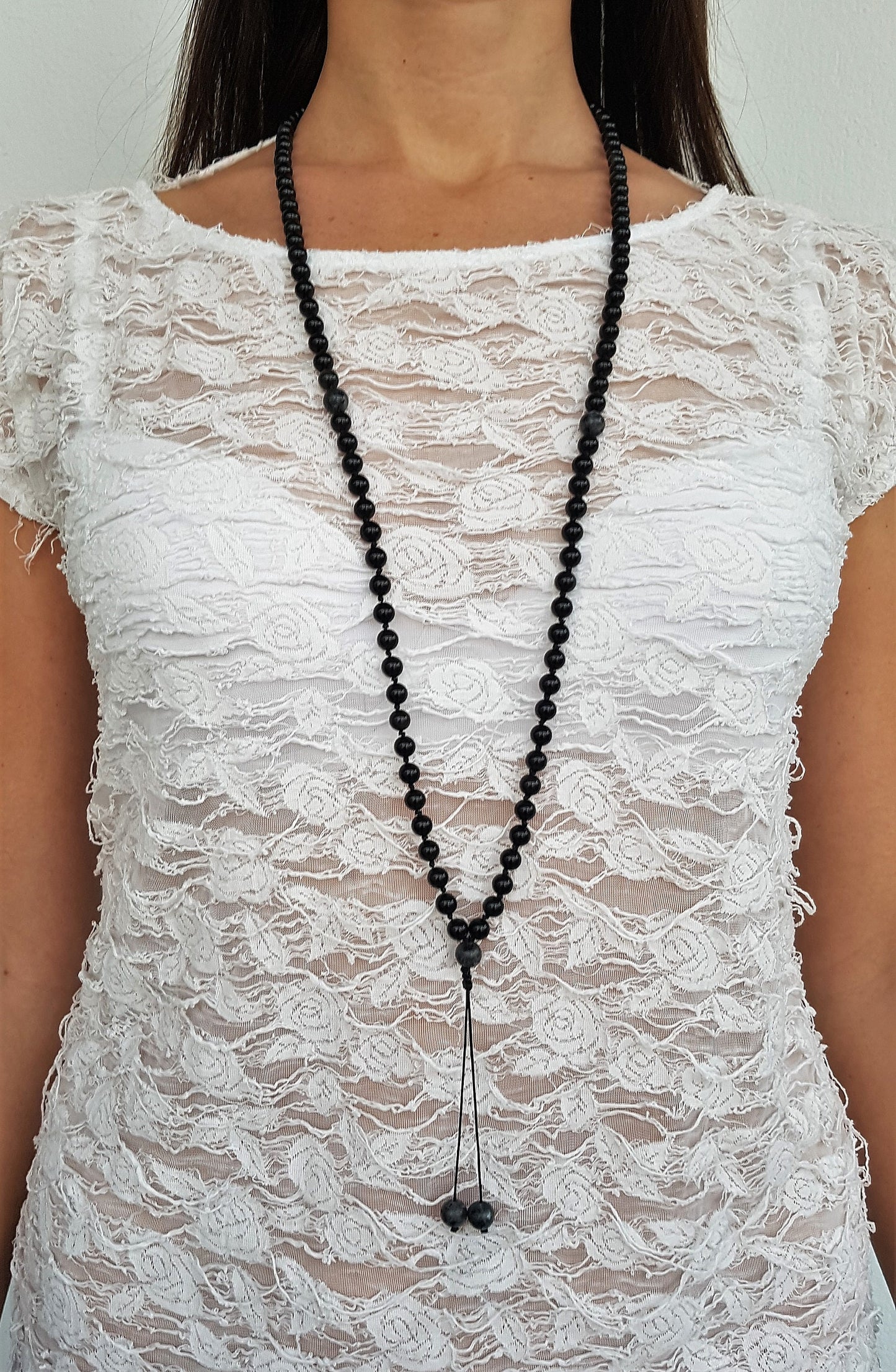 Black Obsidian Mala, Labradorite Mala, Men Black Mala, 108 Mala, 108 Mala Necklace, 108 Mala Bracelet, 108 Men Mala, 108 Mala Beads, 108
