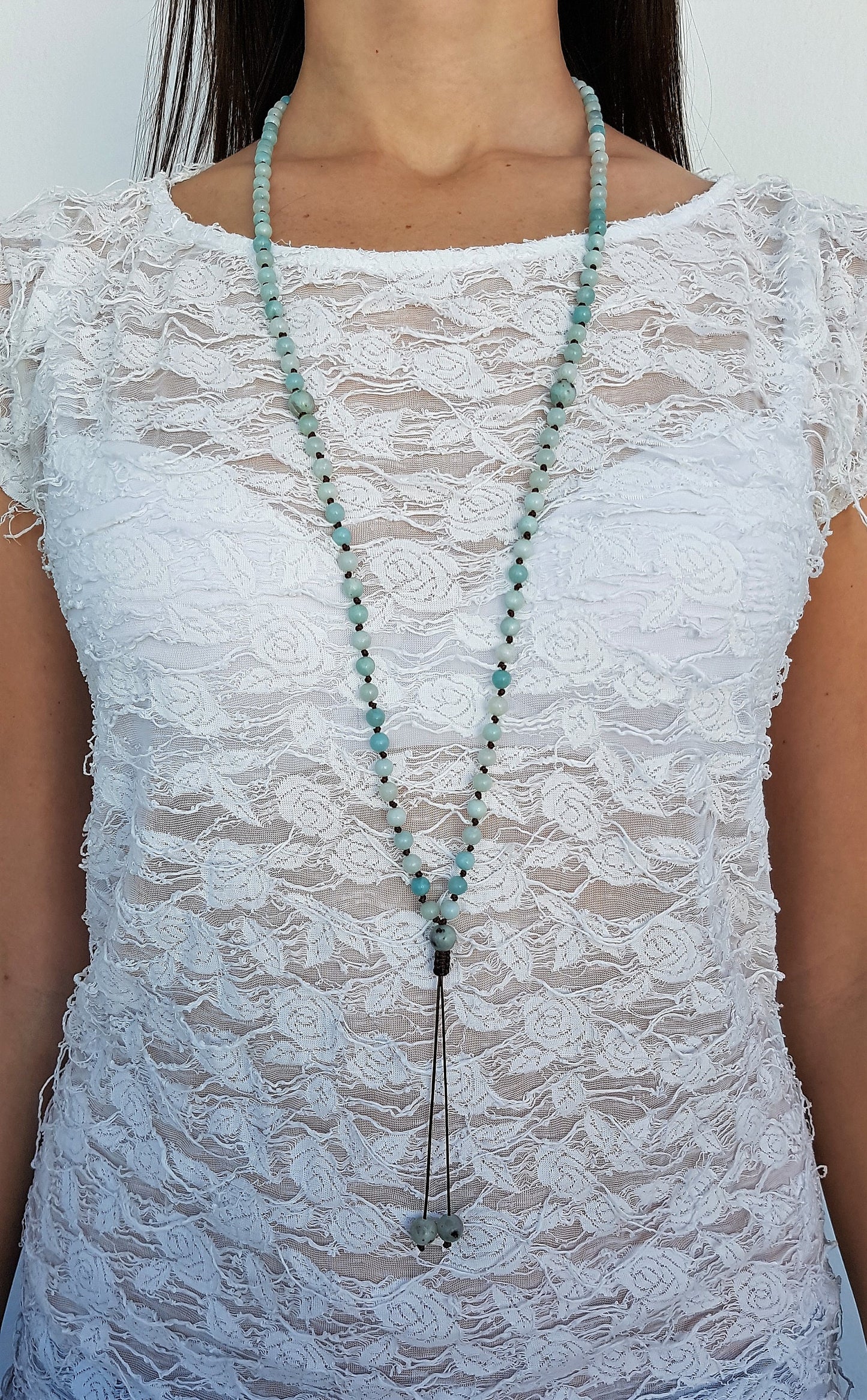 Amazonite Mala, Kiwi Jasper Mala, 108 Mala, 108 Mala Necklace, 108 Mala Bracelet, 108 Men Mala, 108 Mala Beads, 108 Prayer Beads, 108 Women
